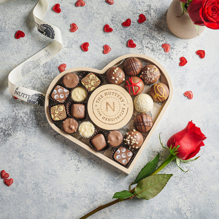 Chocolate Truffle Heart Tray