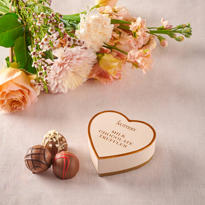 Mini Heart Chocolate Truffle Gift Box