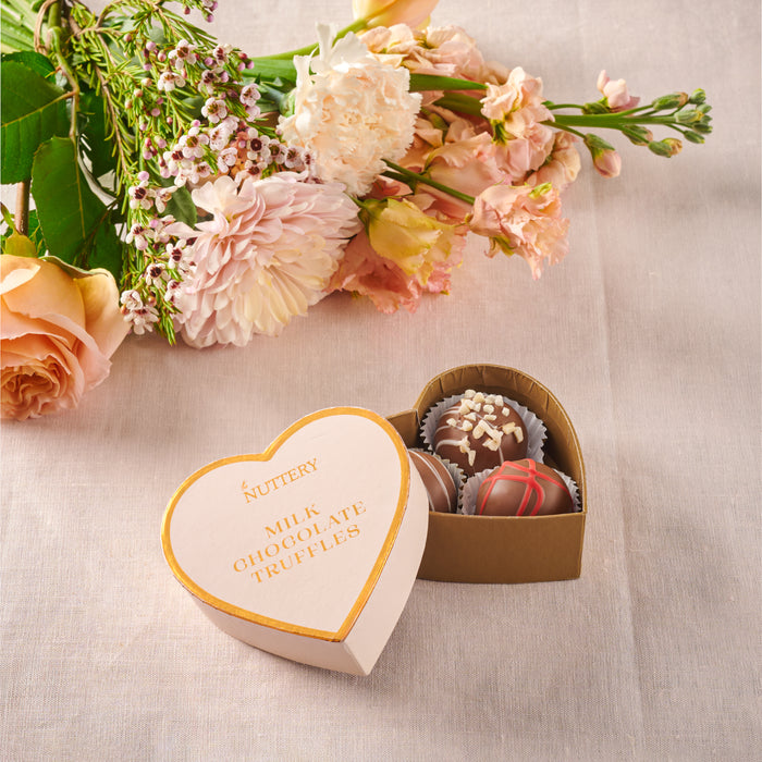 Mini Heart Chocolate Truffle Gift Box