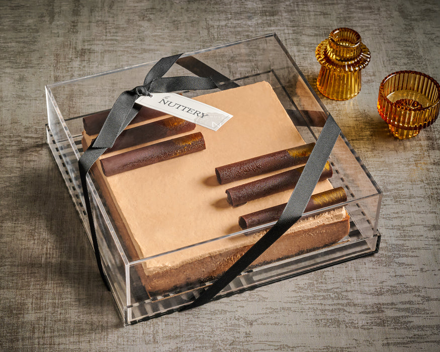 Chocolate Cheesecake in Acrylic Gift Box