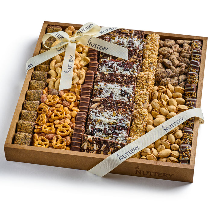 Chocolate and Nuts Gift Tray | Square