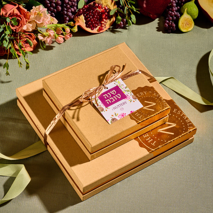 The Nuttery Specialty Gift Tower with Dried Fruit and Stuffed Dates