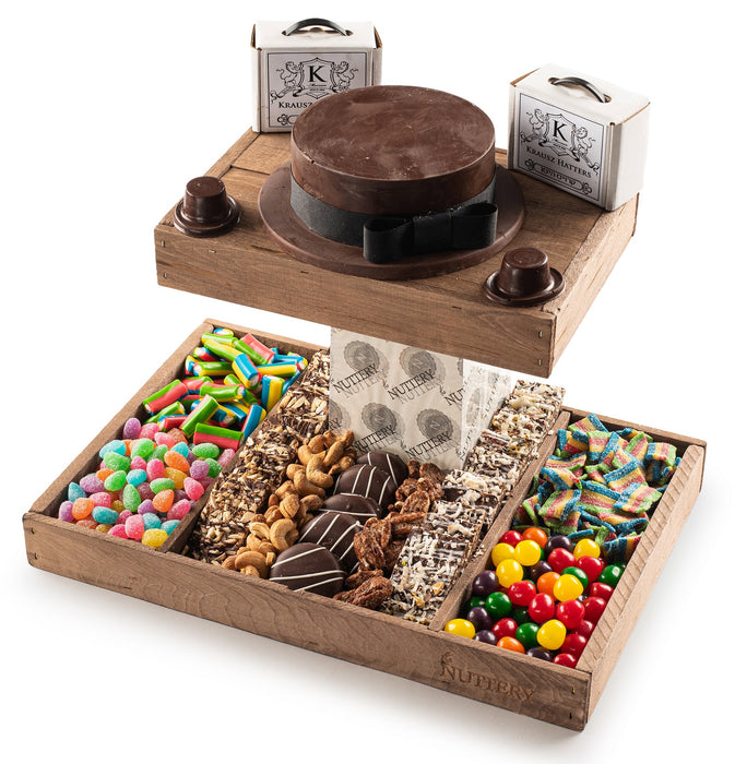 Bar Mitzvah Mega Chocolate, Candy, and Nuts Party Tower