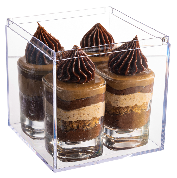 The Nuttery Seigelman's Dessert Glasses- Caramel / Strawberry Shot Cups