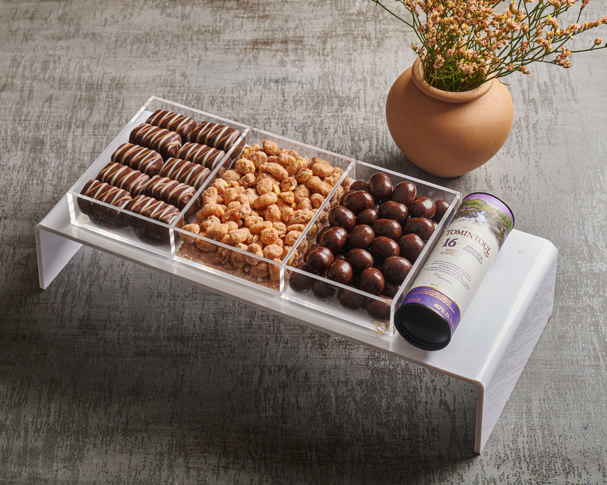 Exclusive Nuttery Chocolate & Nut Lucite Gift