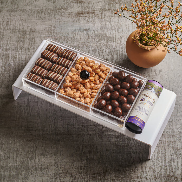 Exclusive Nuttery Chocolate & Nut Lucite Gift