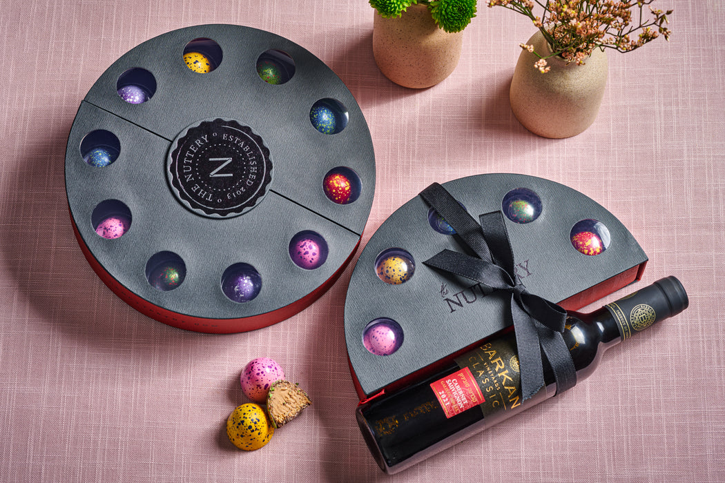 Cirque Chocolate Box with Wine Gift Set