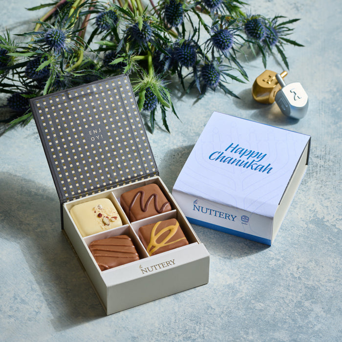 Chanukah 4 Piece Truffle Box