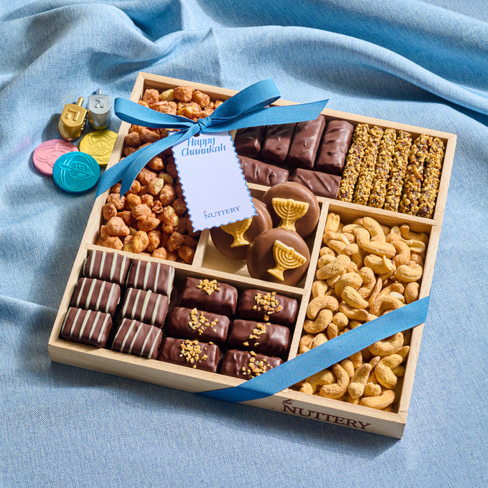 Chanukah Variety Chocolate & Nut Gift Tray