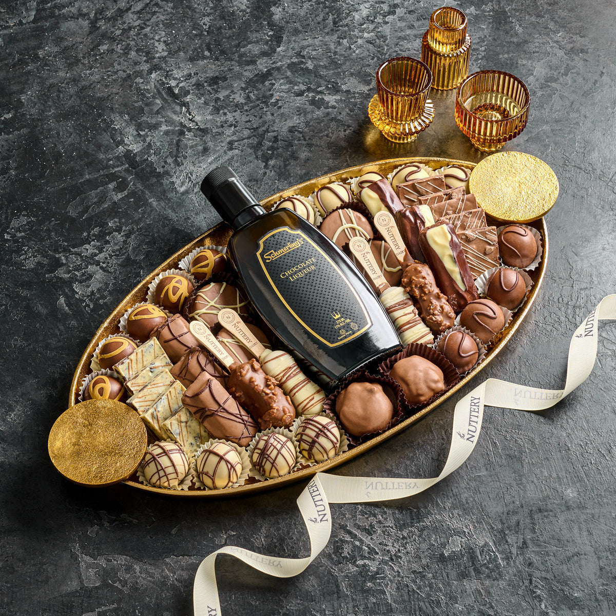 Milk Chocolate Decadence Dish | Luxury Purim Mishloach Manos Gift