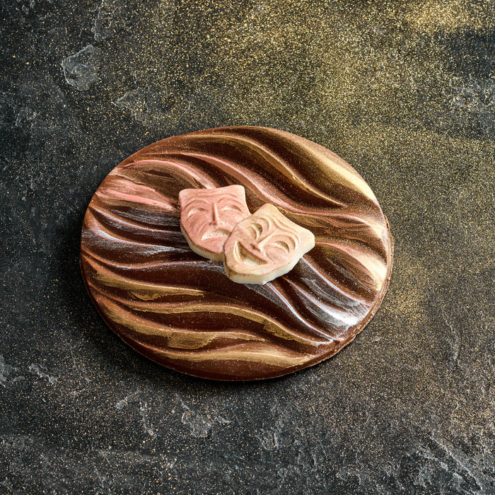 Purim Themed Chocolate Pie