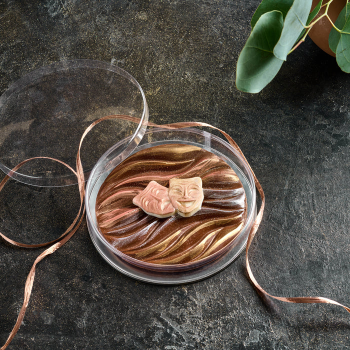 Purim Themed Chocolate Pie