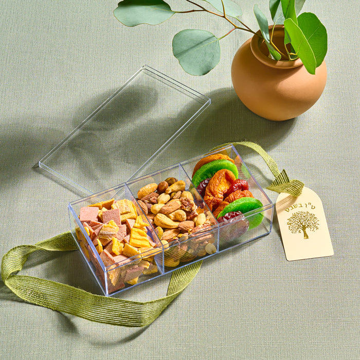 Tu Bshvat Acrylic Gift - Dried Fruit and Nuts