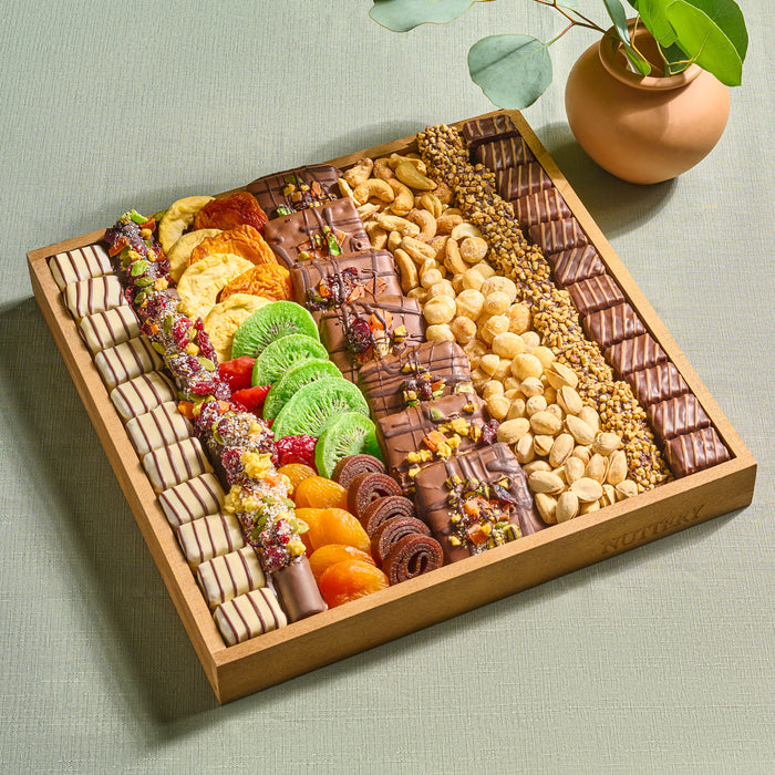 Tu Bshvat  Extravaganza - Chocolate Nut & Dried Fruit Tray