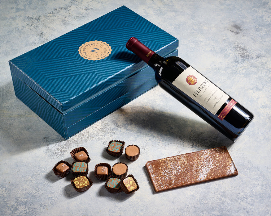 Nuttery Wine and Chocolate Gift Box