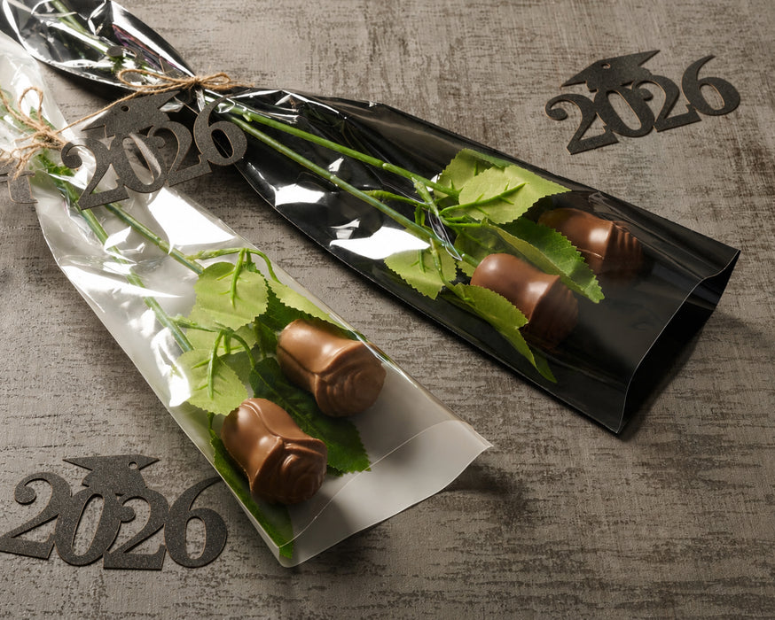 Chocolate Roses Gift Bouquet-Thank You Tag