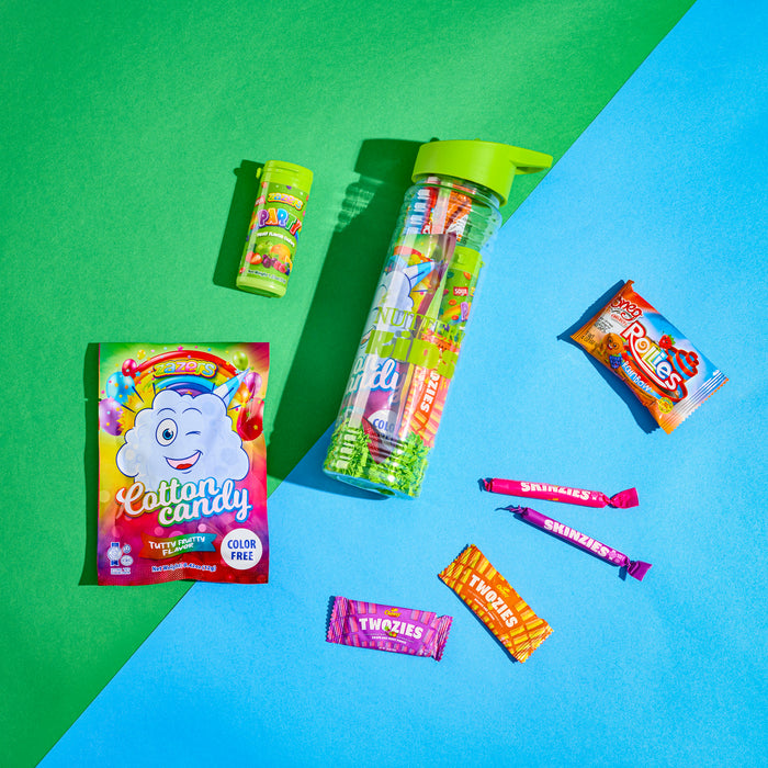 Camp Sports Water Bottle Filled With Candy
