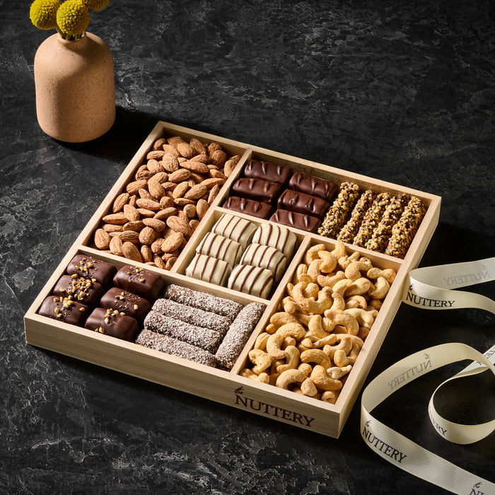 Nuttery Chocolate and Nuts 5 Section Gift Tray