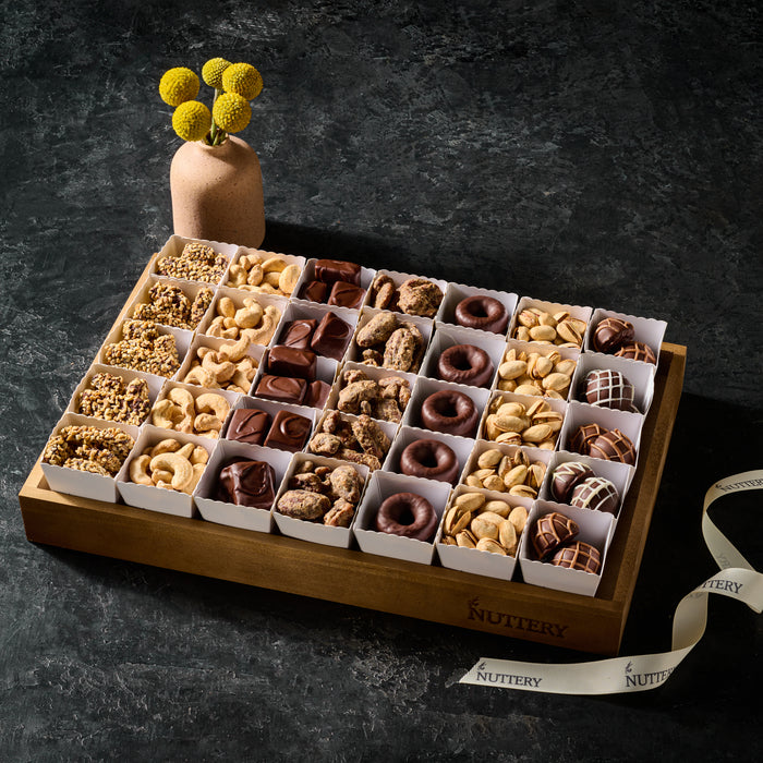 Chocolate and Nuts in Individual Party Cups Gift Tray | Medium
