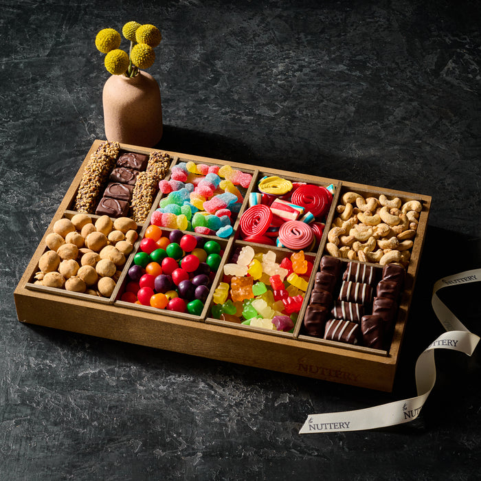Chocolate Nut and Candy 8 Section Gift Tray | Medium