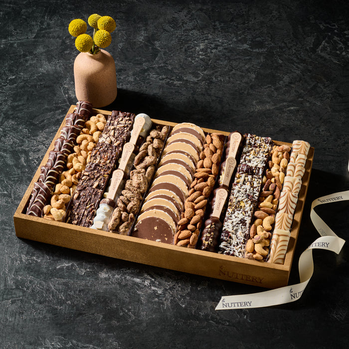 Praline & Peanut Butter Log  Gift Tray | Medium Size