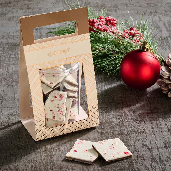 Holiday Edition Peppermint Bark Gift Tube & Tote – Corporate & Party Favors