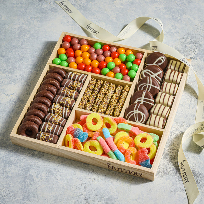 Nuttery Chocolate and Candy 5 Section Gift Tray