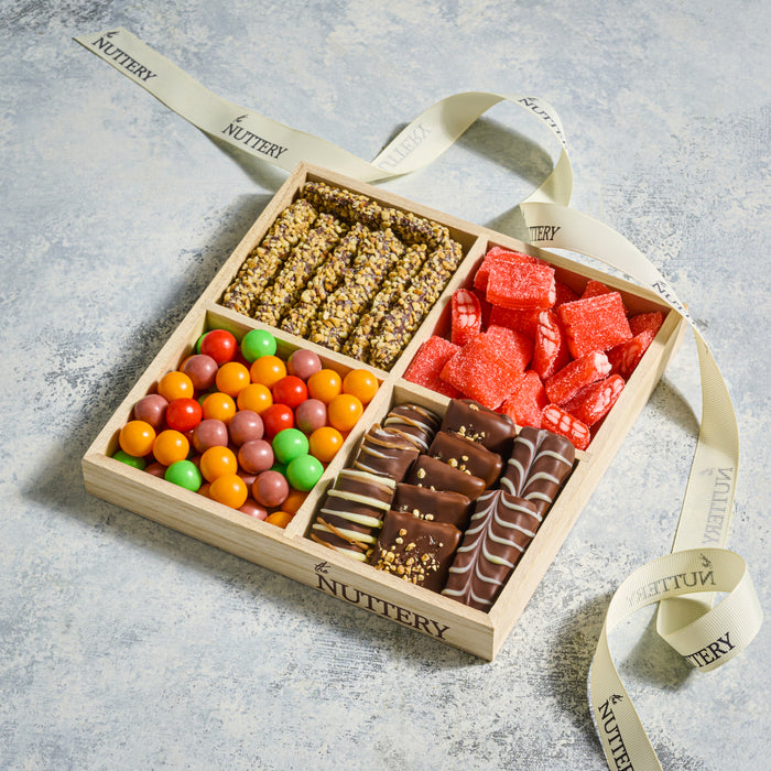 Chocolate and Candy 4 Section Gift Tray-Small Size