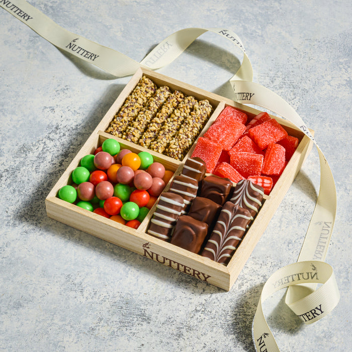 Chocolate and Candy 4 Section Gift Tray-Small Size