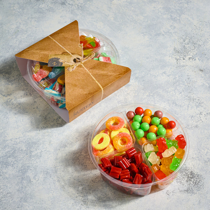 Candy 4 Section Plastic Gift Tray | Small