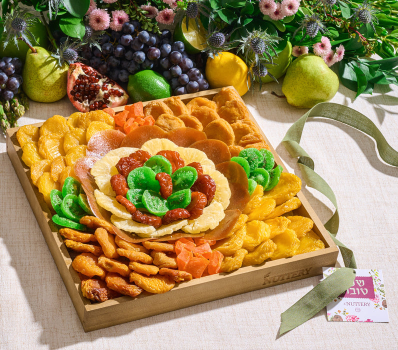 ''It's Fruit Time'' Large | Rosh Hashanah Dried Fruit Gift Tray