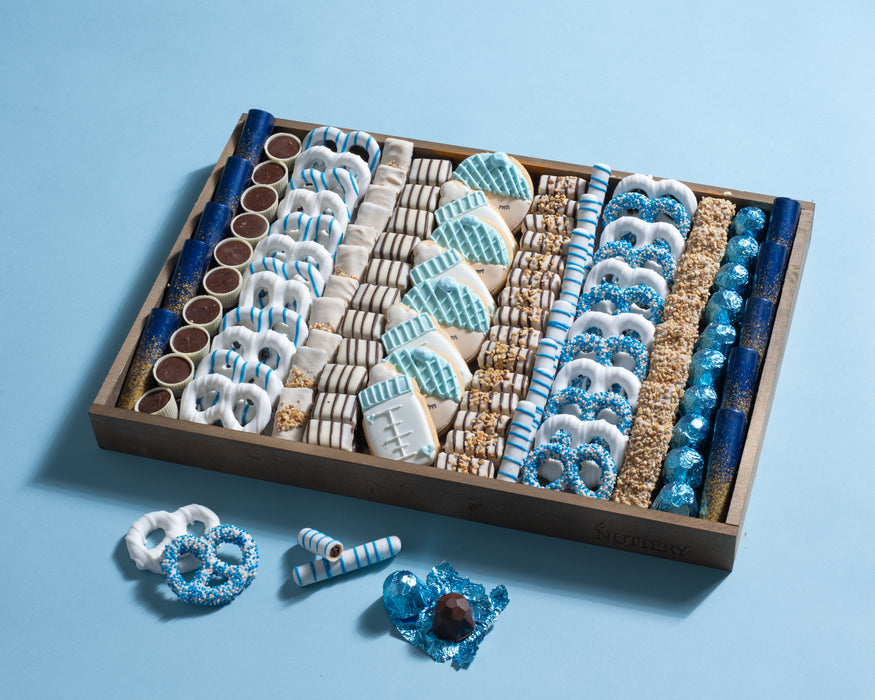 Gifts for Baby Boy Wooden Gift Tray | Large