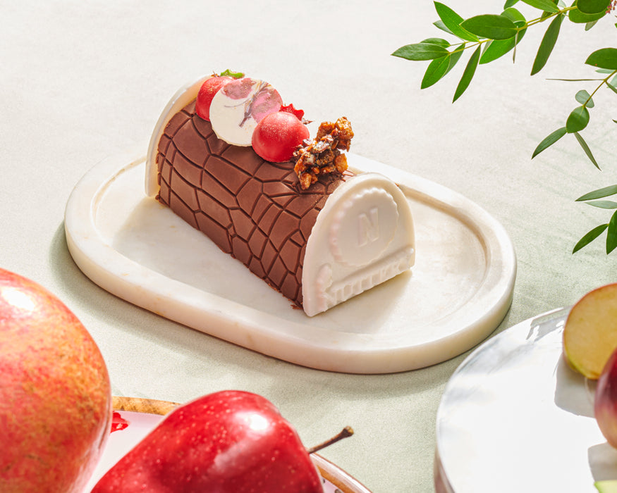 Apple & Honey Chocolate Log