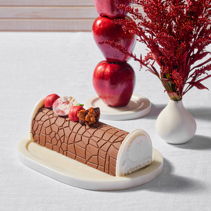 Apple & Honey Chocolate Log