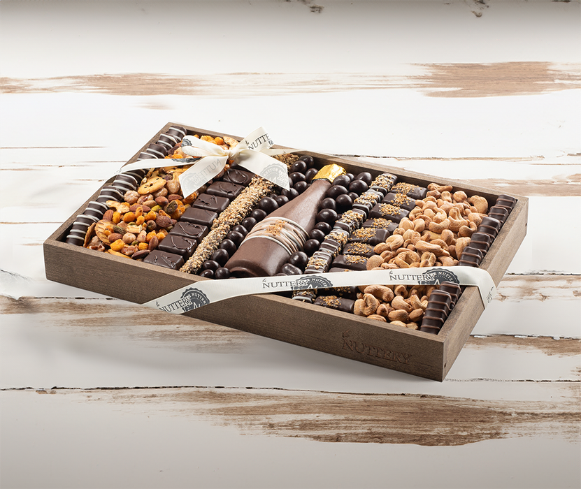 Deluxe Purim Chocolate Tray | Nuttery Kosher Gift
