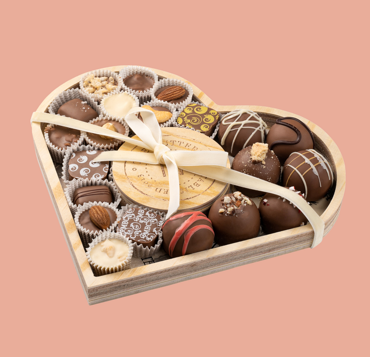 Mother's Day Heart Dairy Chocolate Gift Tray