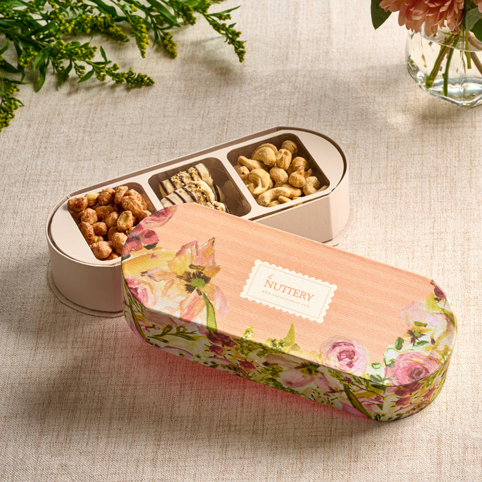 Floral Delight Nuts & Chocolate Gift Box