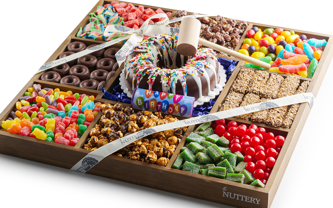 Mega Birthday Gift Tray- Chocolates and Candy | The Nuttery