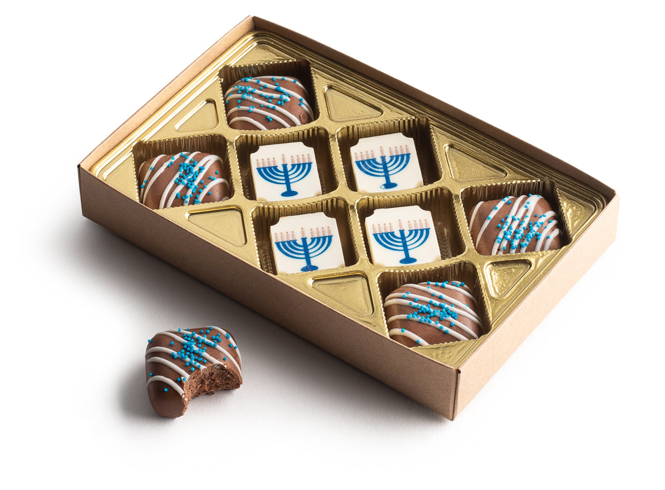 Mini Hanukkah Chocolate Truffles Gift Box
