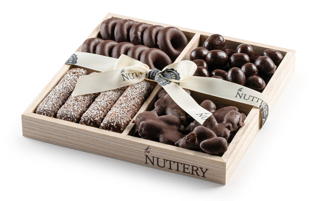 Nuttery Chocolate 4 Section Gift Tray-Nut Free