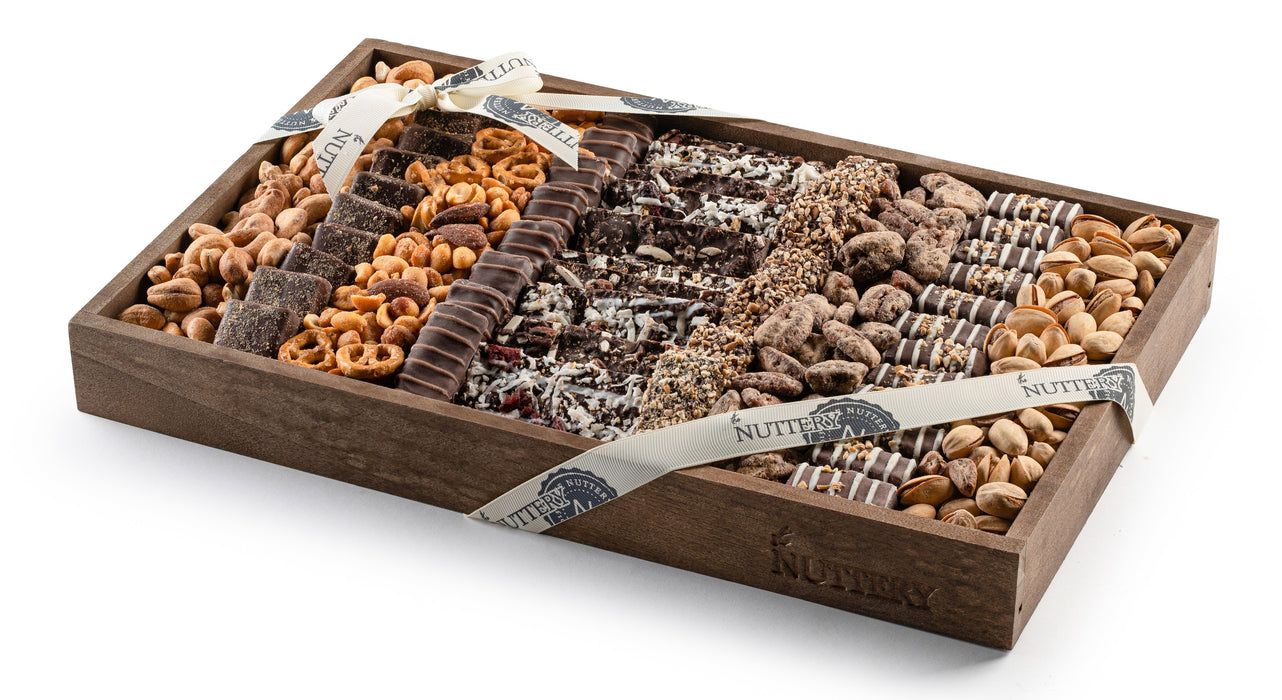 Nuttery Chocolate and Nuts Gift Tray-Medium Size