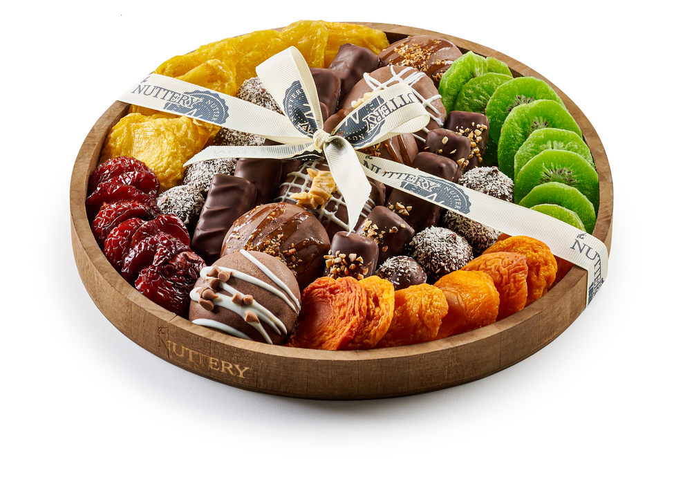 Nuttery Shana Tovah Specialty Chocolate Round Gift Tray