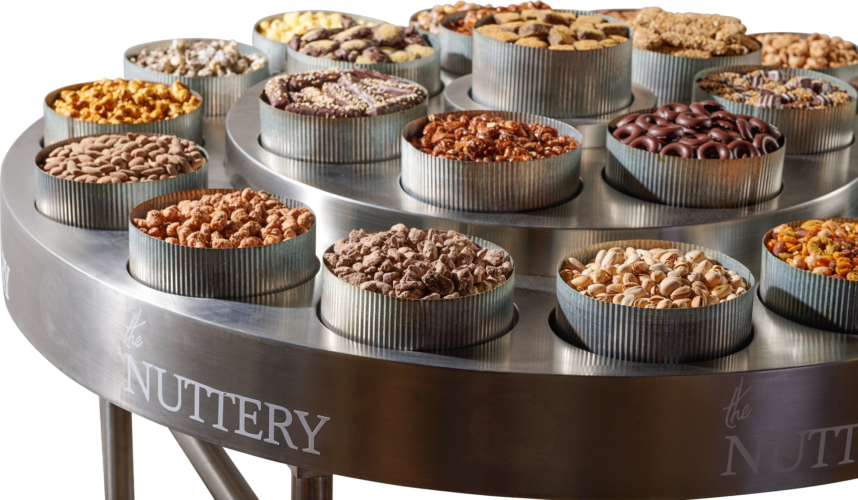 Round Chocolate and Nut Table — The Nuttery