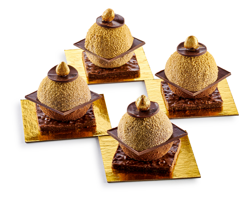 Rosh Hashana Desserts-Chocolate Caramel Brittle Set of 4