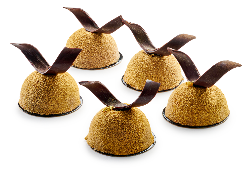 Rosh Hashana Desserts-Caramel Domes Set of 4